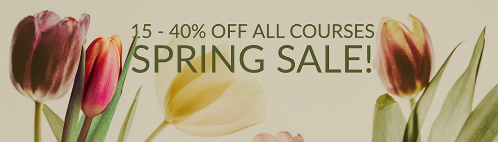 Spring sale!