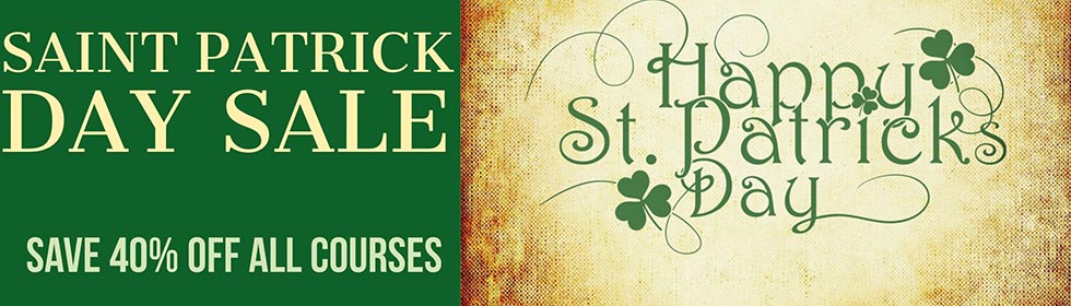 SAINT PATRICK'S DAY SALE