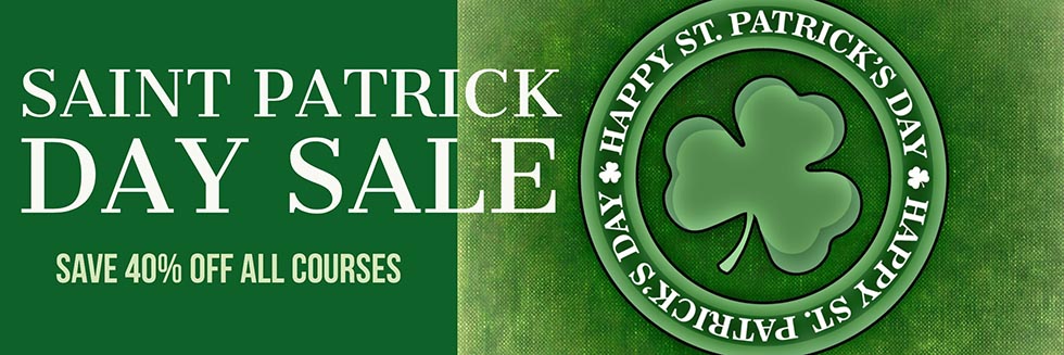 SAINT PATRICK'S DAY SALE