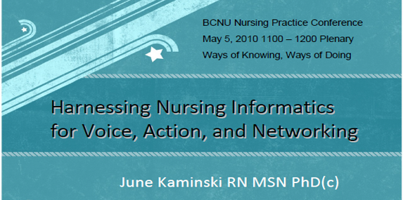 Harnessing Nursing Informatics