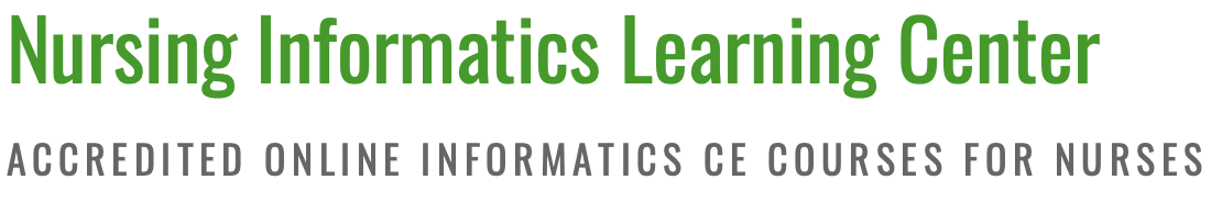 Nursing Informatics CE Courses