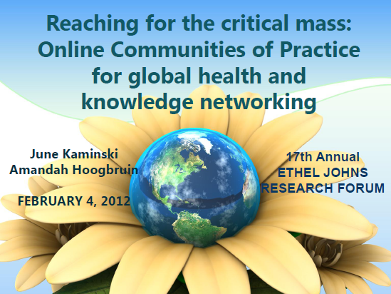 Online Communities of Practice Powerpoint