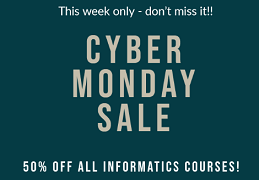 Cyber Monday 50% off sale