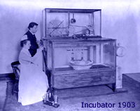 Nurse with Incubator 1903
